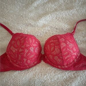VS Lace Bombshell Push-Up Bra in Red | Victoria’s secret